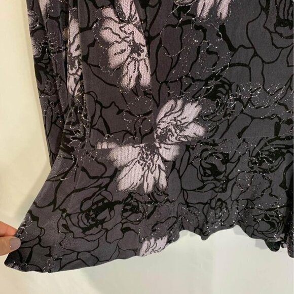 WOMAN’S two piece tank/jacket. Size medium. Formal. Pale purple/charcoal. Should - Picture 6 of 11